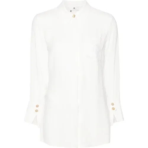 Blouses & Shirts > Shirts - - Elisabetta Franchi - Modalova