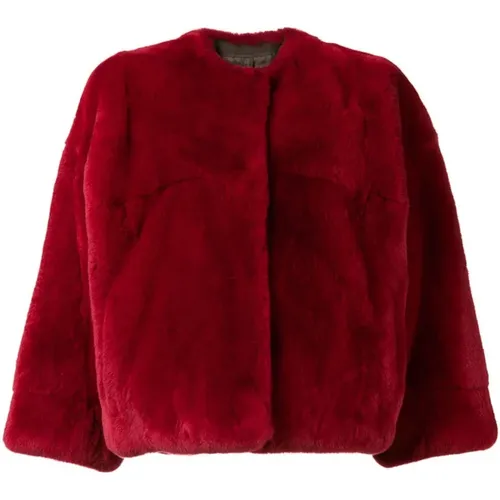 Jackets > Faux Fur & Shearling Jackets - - Yves Salomon - Modalova