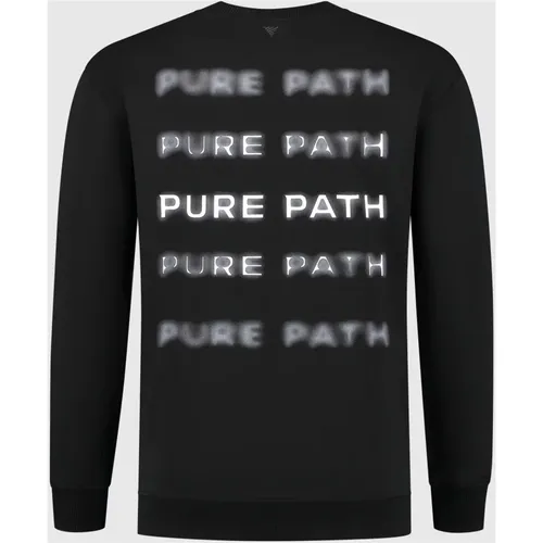 Knitwear > Round-neck Knitwear - - Pure Path - Modalova