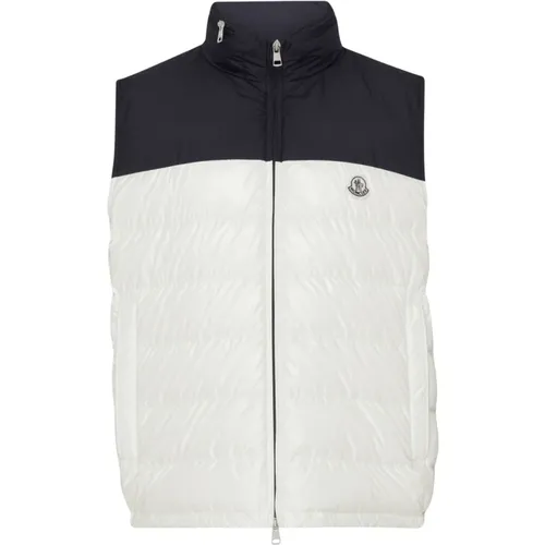 Moncler - Jackets > Vests - Beige - Moncler - Modalova