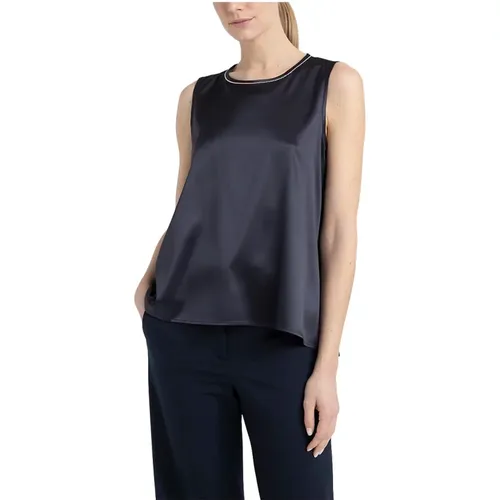 Tops > Sleeveless Tops - - PESERICO - Modalova