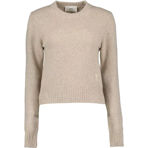 Knitwear > Round-neck Knitwear - - Ami Paris - Modalova