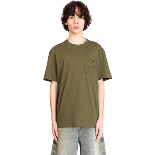 Loewe - Tops > T-Shirts - Green - Loewe - Modalova