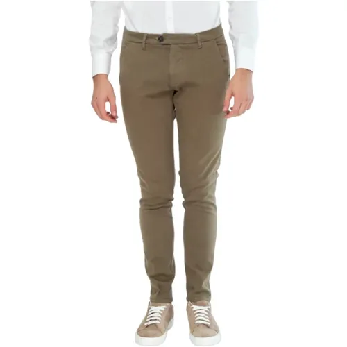 Trousers > Slim-fit Trousers - - Roy Roger's - Modalova