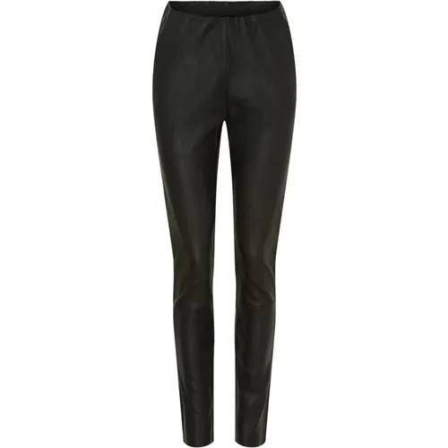 Trousers > Leather Trousers - - Notyz - Modalova