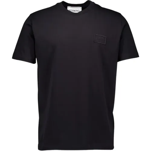 Iceberg - Tops > T-Shirts - Black - Iceberg - Modalova