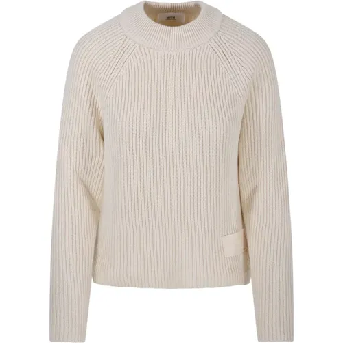 Knitwear > Round-neck Knitwear - - Ami Paris - Modalova