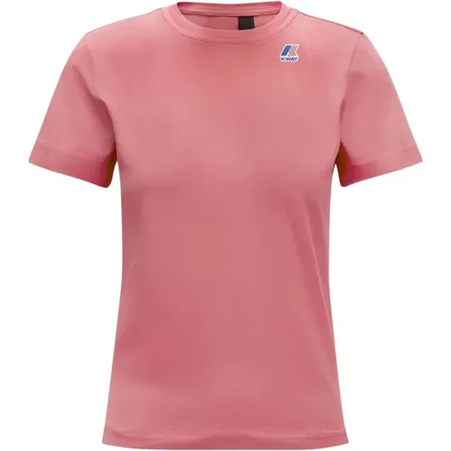 K-Way - Tops > T-Shirts - Pink - K-way - Modalova