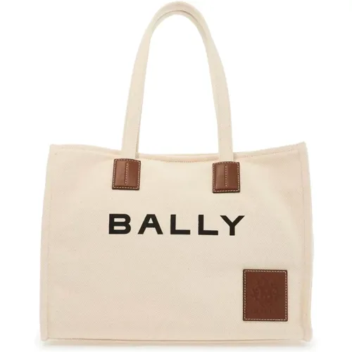 Bally - Bags > Tote Bags - Beige - Bally - Modalova