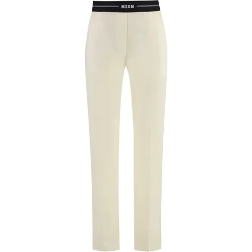 Trousers > Slim-fit Trousers - - Msgm - Modalova