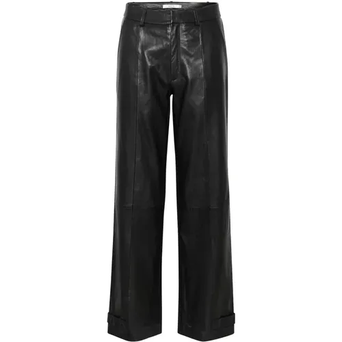 Trousers > Leather Trousers - - Gestuz - Modalova