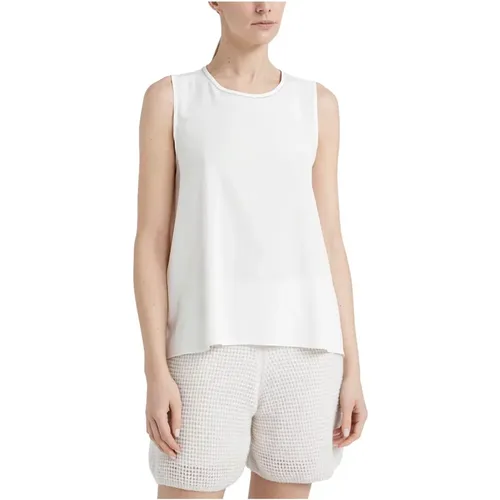 Tops > Sleeveless Tops - - PESERICO - Modalova