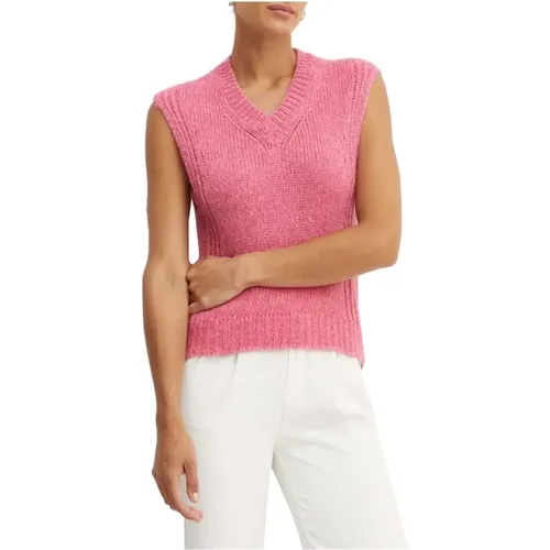 Knitwear > V-neck Knitwear - - Actitude - Modalova