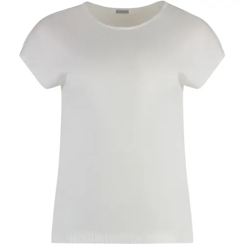 Malo - Tops > T-Shirts - White - Malo - Modalova