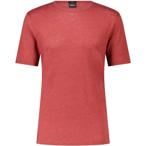Hugo Boss - Tops > T-Shirts - Red - Hugo Boss - Modalova