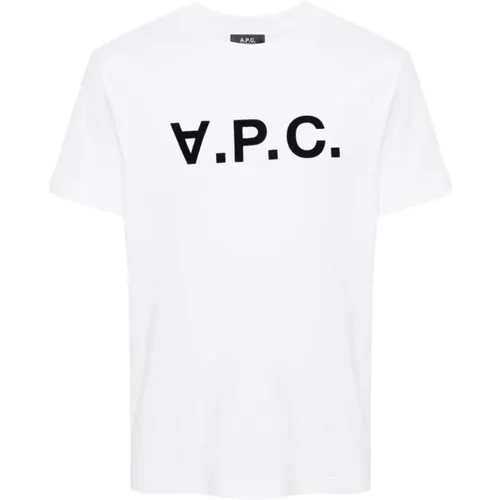 A.p.c. - Tops > T-Shirts - White - A.p.c. - Modalova