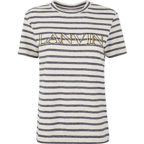 Lanvin - Tops > T-Shirts - Beige - Lanvin - Modalova