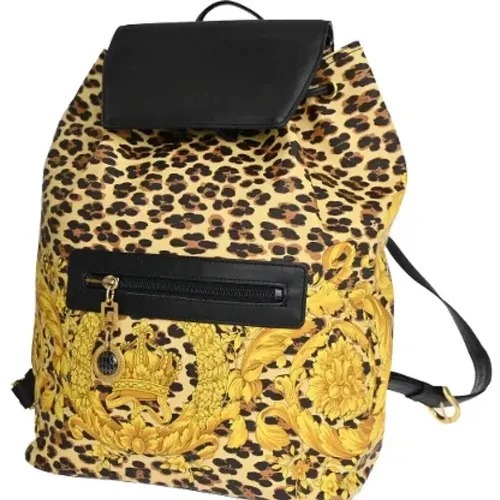 Pre-owned > Pre-owned Bags > Pre-owned Backpacks - - Versace Pre-owned - Modalova