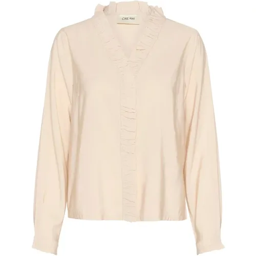 Blouses & Shirts > Blouses - - Cream - Modalova