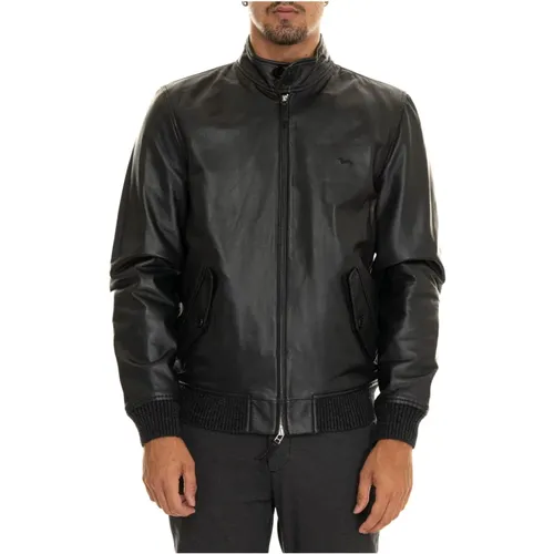 Jackets > Leather Jackets - - Harmont & Blaine - Modalova