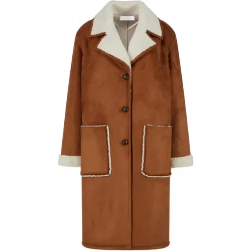 Coats > Single-Breasted Coats - - Kaos - Modalova