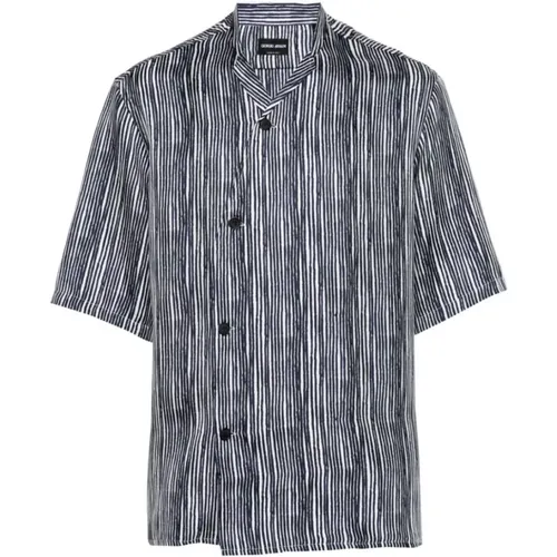 Shirts > Short Sleeve Shirts - - Giorgio Armani - Modalova
