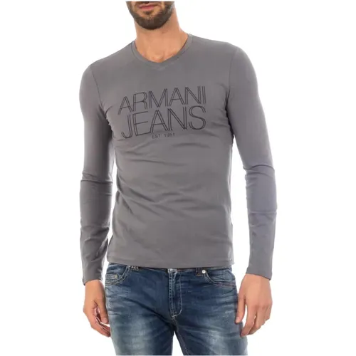 Tops > Long Sleeve Tops - - Armani Jeans - Modalova