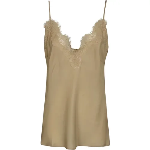 Tops > Sleeveless Tops - - Gold Hawk - Modalova