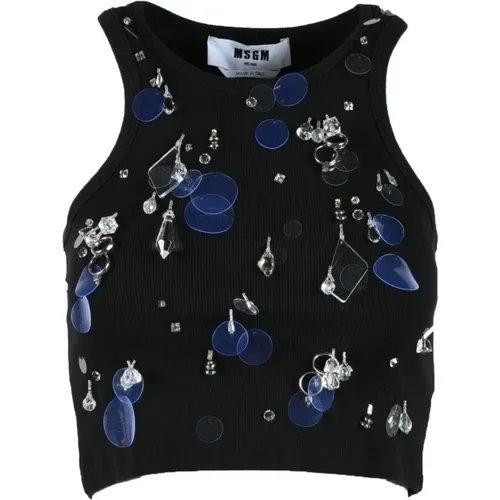 Tops > Sleeveless Tops - - Msgm - Modalova