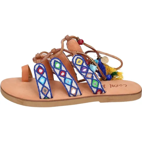 Shoes > Sandals > Flat Sandals - - Coral Blue - Modalova