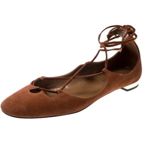 Pre-owned > Pre-owned Shoes > Pre-owned Flats - - Aquazzura Pre-owned - Modalova