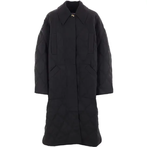 Ganni - Coats > Parkas - Black - Ganni - Modalova