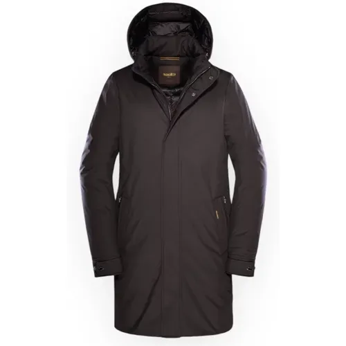 Moorer - Coats > Parkas - Blue - Moorer - Modalova