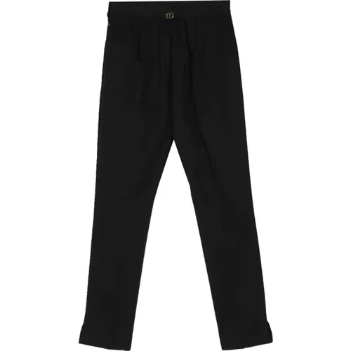 Trousers > Slim-fit Trousers - - Twinset - Modalova