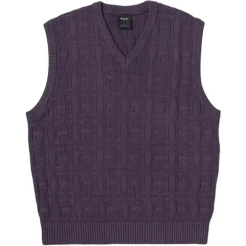 Knitwear > Sleeveless Knitwear - - HUF - Modalova