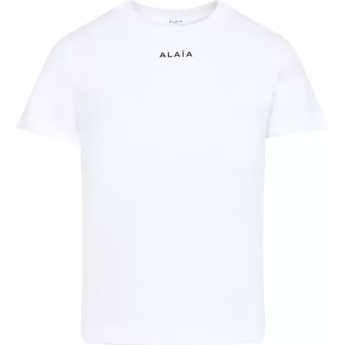 Alaïa - Tops > T-Shirts - White - Alaïa - Modalova