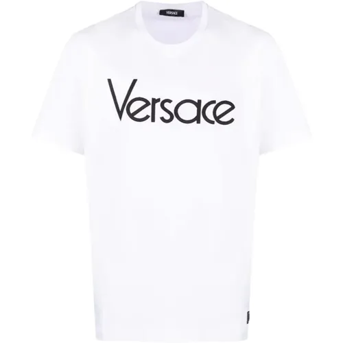 Versace - Tops > T-Shirts - White - Versace - Modalova