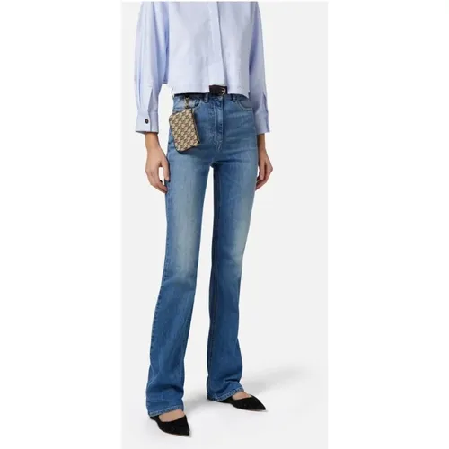 Jeans > Boot-cut Jeans - - Elisabetta Franchi - Modalova