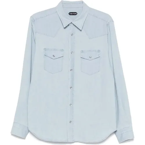 Shirts > Denim Shirts - - Tom Ford - Modalova