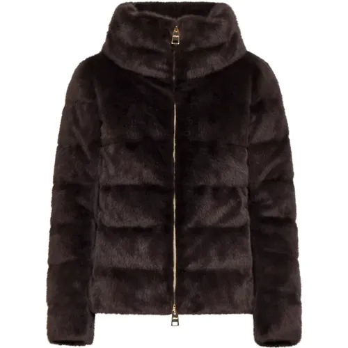 Jackets > Faux Fur & Shearling Jackets - - Herno - Modalova