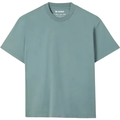 Sunnei - Tops > T-Shirts - Blue - Sunnei - Modalova