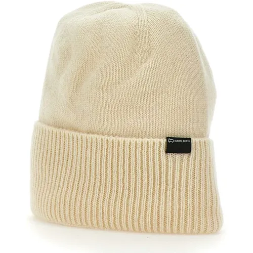 Accessories > Hats > Beanies - - Woolrich - Modalova