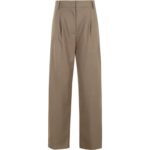 Trousers > Wide Trousers - - Tela - Modalova