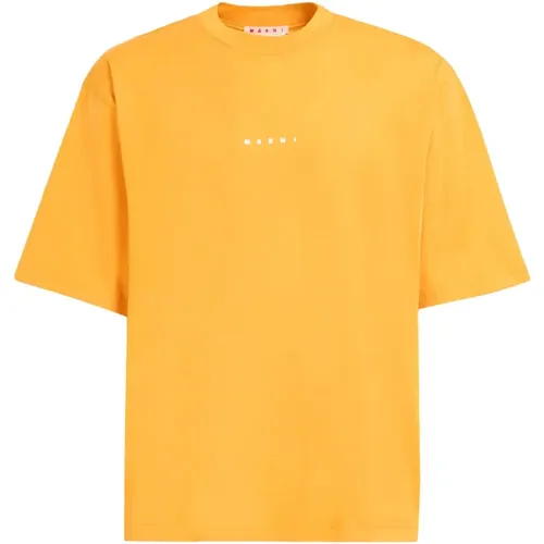 Marni - Tops > T-Shirts - Orange - Marni - Modalova