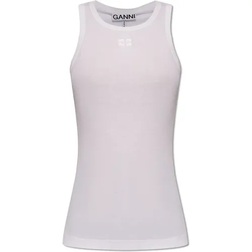 Tops > Sleeveless Tops - - Ganni - Modalova