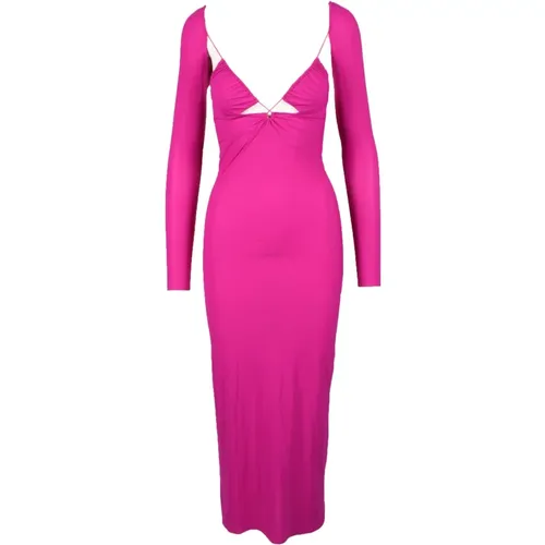 Dresses > Day Dresses > Midi Dresses - - Amazuin - Modalova