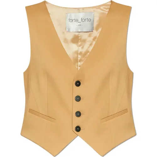 Jackets > Vests - - Forte Forte - Modalova