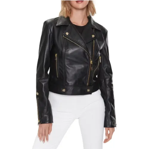 Jackets > Leather Jackets - - Just Cavalli - Modalova
