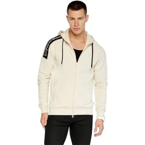 Sweatshirts & Hoodies > Zip-throughs - - Emporio Armani EA7 - Modalova