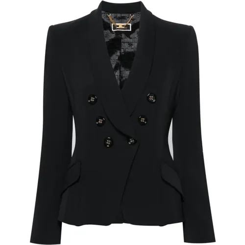 Jackets > Blazers - - Elisabetta Franchi - Modalova